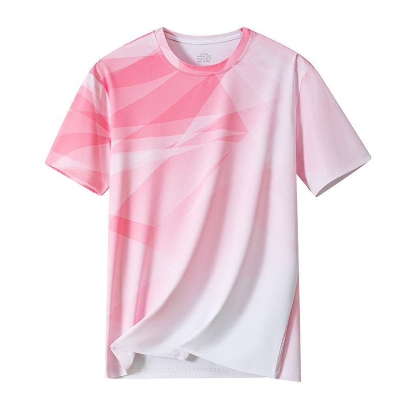 Men's Breathable Quick-Dry Round Neck Short Sleeve Fitness T-Shirt