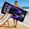 Name Custom Clown Joker Print Beach Towel, Large Soft Quick Dry Towel for Beach Camping Swimming