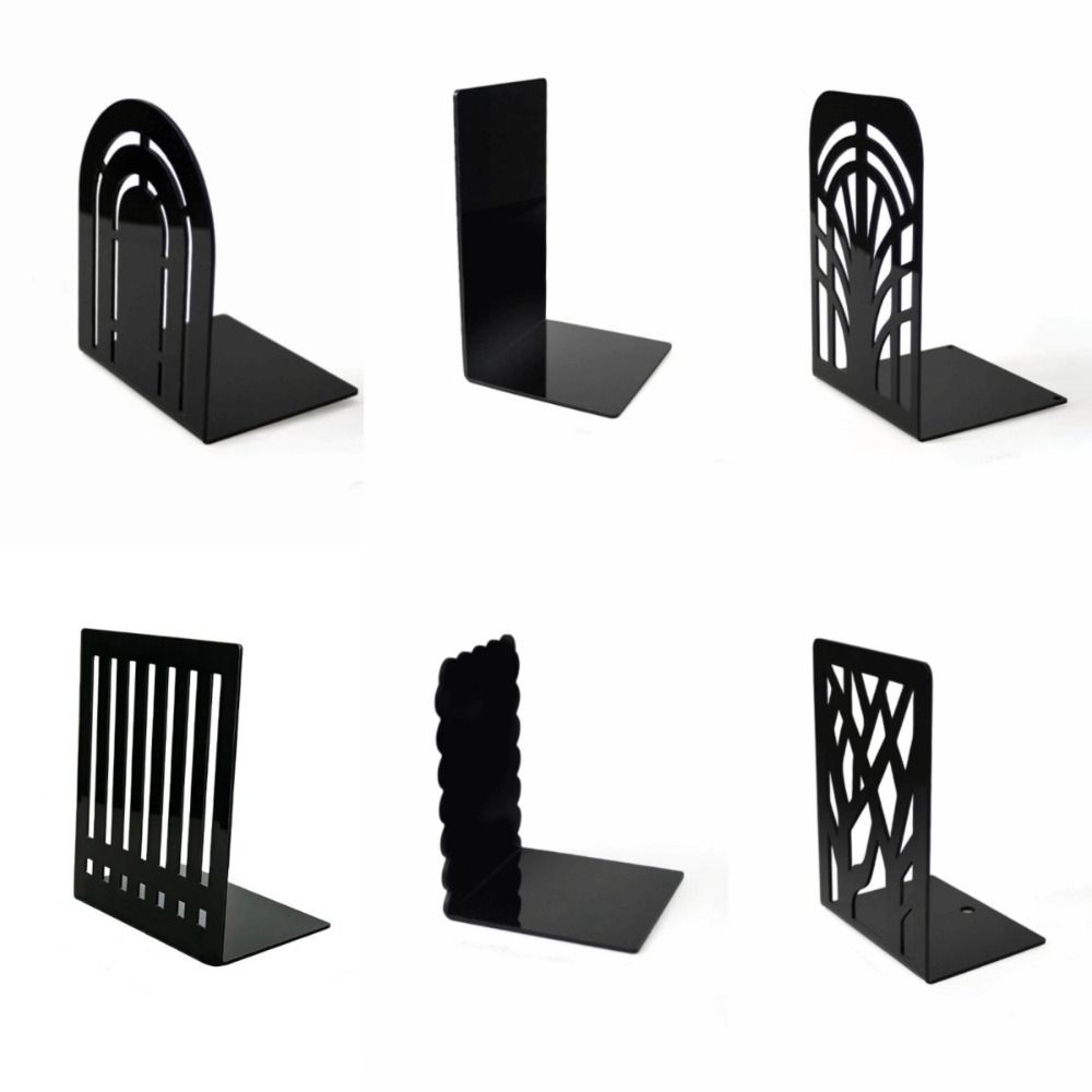 Space-saving Desktop Acrylic Book Storage Rack Transparent Black Bookshelf Back-to-School Season