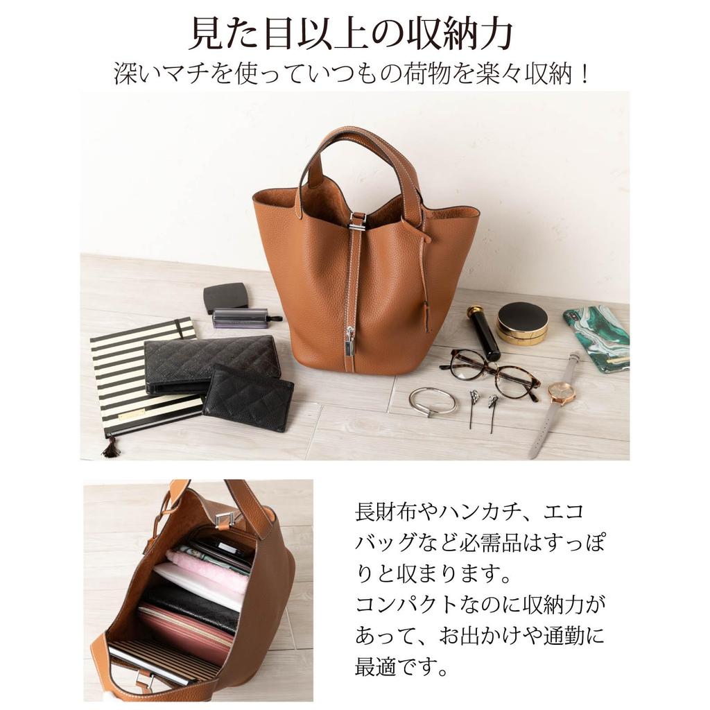 BAG Since Imai Bag RENNES Genuine Leather Cube Handbag M Size Cadena Crochette Adults Womens Adults Womens Gold [IMAI 1977] RENNES-M