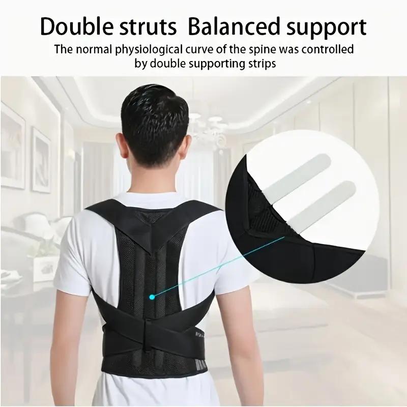 Ergonomic Design Adult Back Support Strap, Posture Brace for The Back, Back Support, Adjustable Shoulder Straps
