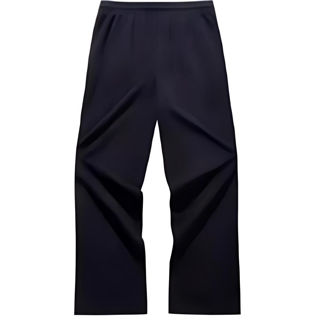 Anta Comfortable Solid Color Lace-Up Casual Pants Women Bottoms Black 962448303-2