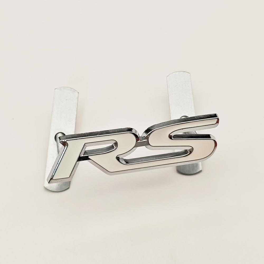 3D Metal Car Sticker RS Logo Badge Rear Trunk Fender Front Grill Emblem For Honda FIT Jazz Civic HRV Jade City CRV Acceessories