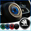 Car Steering Wheel Sticker Badge Decoration Auto Accessories For Skoda Octavia MK2 MK1 2 3 A5 A7 A8 Fabia Karoq Superb Rapid Kamiq Scala