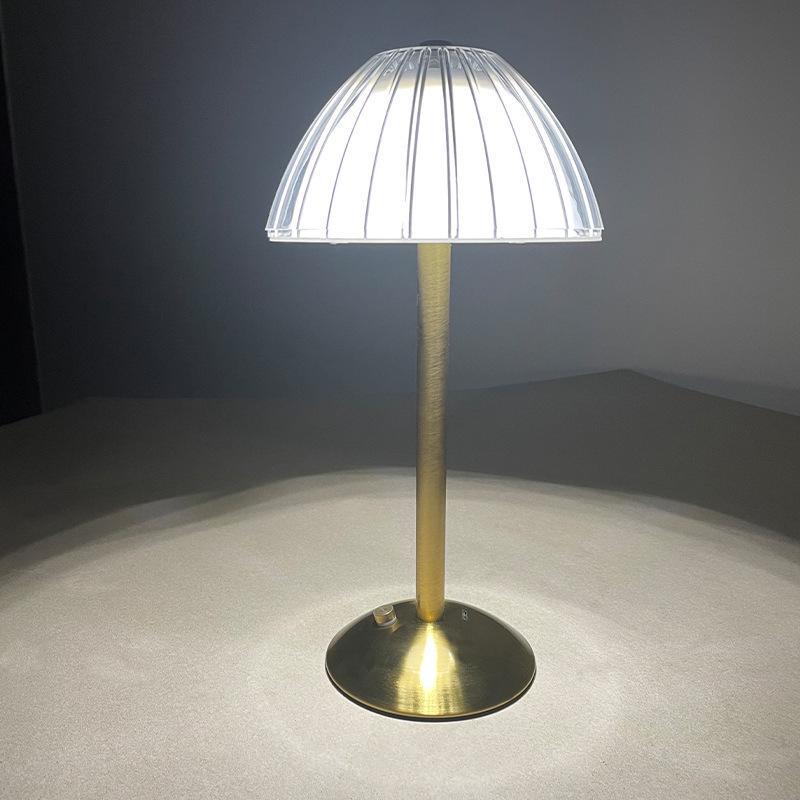 Luxury Crystal Pumpkin Bedside Lamp: Elegantly Designed Charging Night Light with a Simple Atmosphere