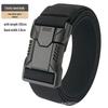 Men's Adjustable Leather Tactical Belt: Elastic, Versatile, Casual, Outdoor Training, Workwear