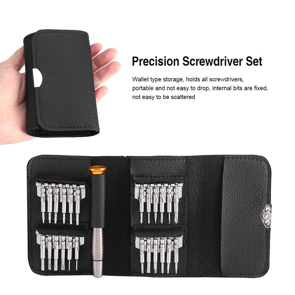 25 In 1 Small Mini Accuracy Screwdrivers Set Laptop Watch Jewelry Electronics Repair Tools