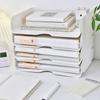 Stackable Paper Letter Tray Stacking File Letter Tray Space Saving Desk Document Organiser for School Office Supplies