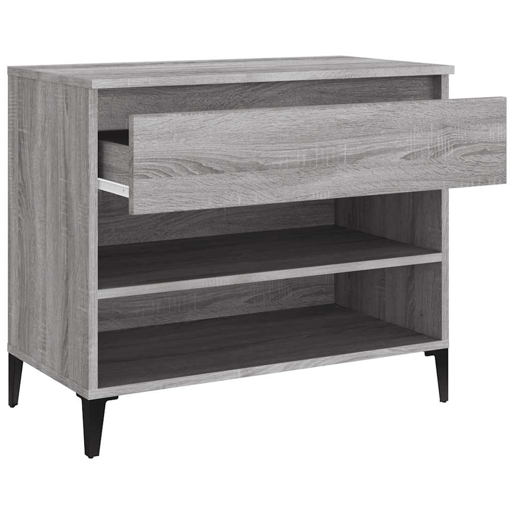 Shoe Rack Gray Sonoma 70 x 36 x 60 cm Engineered Wood