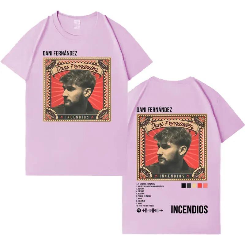 Rapper Dani Fernandez 2026 New Album TShirt Unisex Trendy Crew Neck Casual Y2K Aesthetic Loose TShirt Streetwear Tshirts