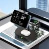 15 W 3-in-1-Magnetladegerät für Smartwatches, Schnellladestation, zusammenklappbarer kabelloser Ladeständer für iPhone 15 14131211/Pro/Max/Mi