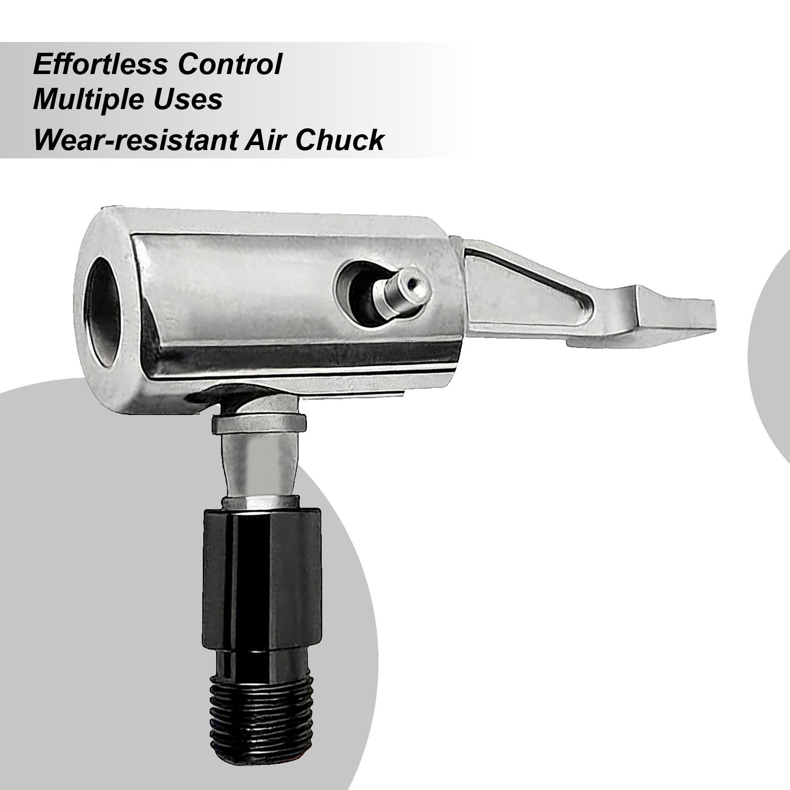 

Car Inflatable Pump Tire Inflator Hose Adapter Quick Press Handle Tire Inflation Pump Connector Tire Inflator Gauge Nozzle CN