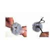 WJ-LM Windjammer (Size M, Set of 3) Made In Japan, Windscreen for Lavalier Microphones (Dark Gray)