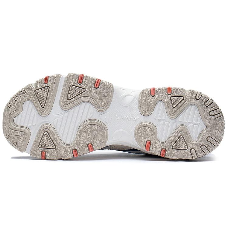 New LINING Casual Shoes Men Low Top Muddy Blue/Lead Gray Green/Cloud Rain Gray AGLS051-4