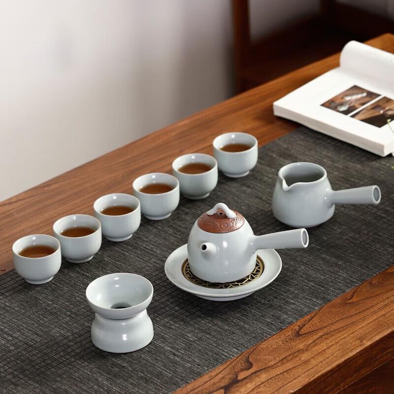 Bafangli Dragon Prosperity Side-Handle 11-Piece Tea Set