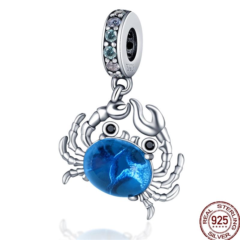 Original Copper Charm Beads Luminous Firefly Tarot Card Perfume Butterfly Bead For Women Diy Bracelet Charm Jewelry