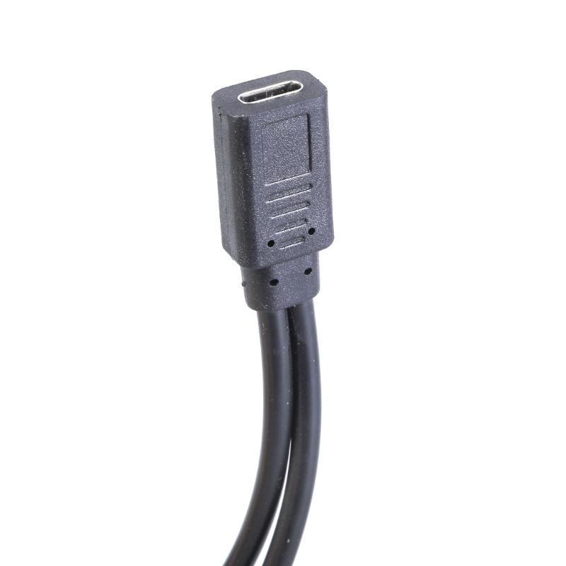 Tragbarer USB C Buchse auf Doppel Mini USB 5Pin Stecker Splitter USB Splitterkabel Typ C Ladekabel für Typ C Gerät