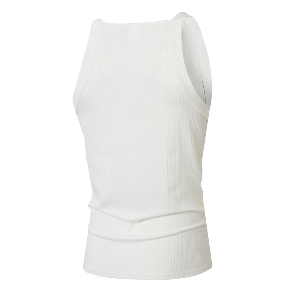 Herren Quadratischer Ausschnitt Enges Muskel Tanktop für Workout Training