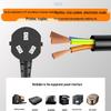 3C Certified All-Copper Three-Pin High-Power Cord with Tinned Terminal