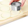 3pcs/set Stainless Steel Round Biscuit Cutters Rust-proof Dumpling Skin Cutting Mould  Cookie