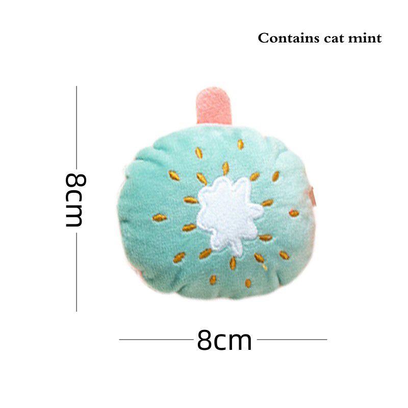 1PC Plush Cat Toy Catnip Cute Funny Chew Cat Playthings Cartoon Interactive Kitten Mini Teeth Grinding Thumb Pet Dog Chewing Toy