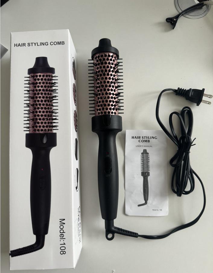 Electric Curling Comb for Fluffy, Curly Styles - Perfect for Long & Short Hair