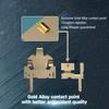 GATERON Lunar Probe Dual Rail Lunar Probe Keyboard Linear RGB LED 5 Pin Factory Lubricated 45GF Keyswitch Compatible MX Mechanical Keyboard Dual-Rail