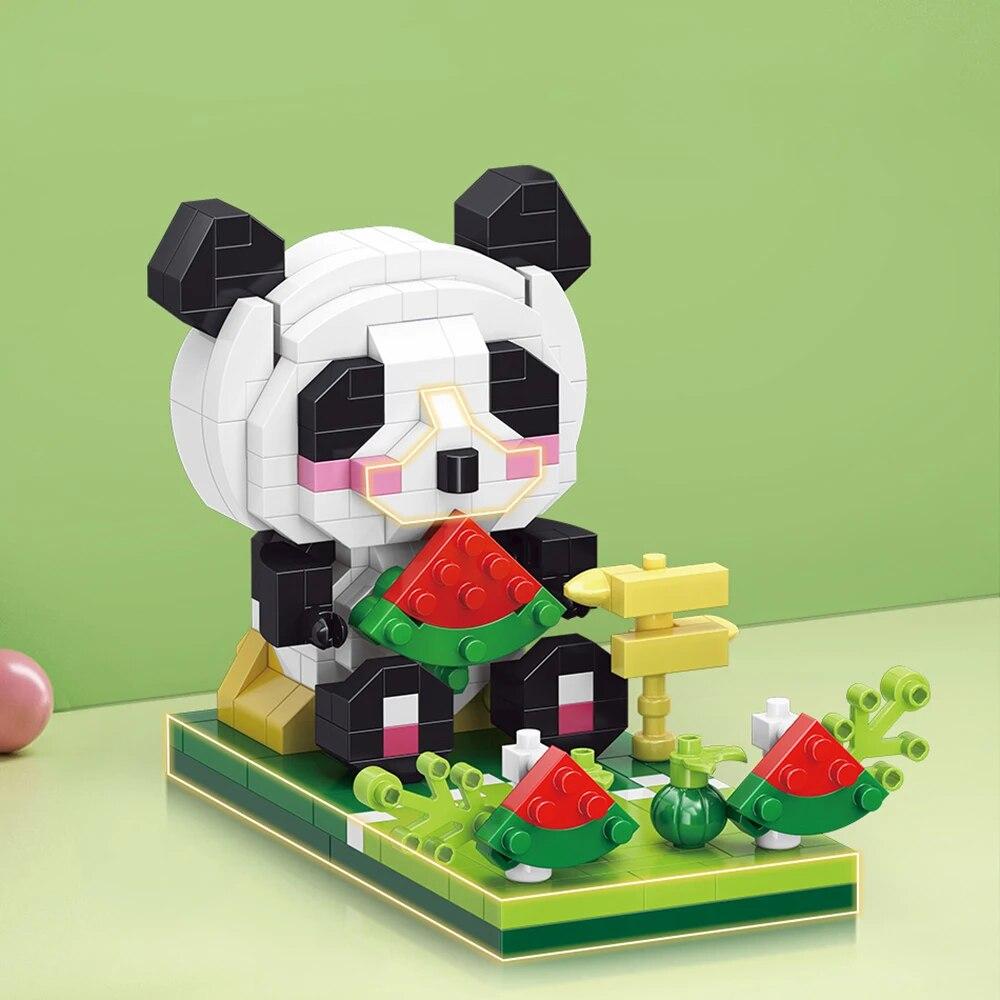 Panda Assembling Building Blocks Toy Girl Series Micro Diamond Series Building Blocks