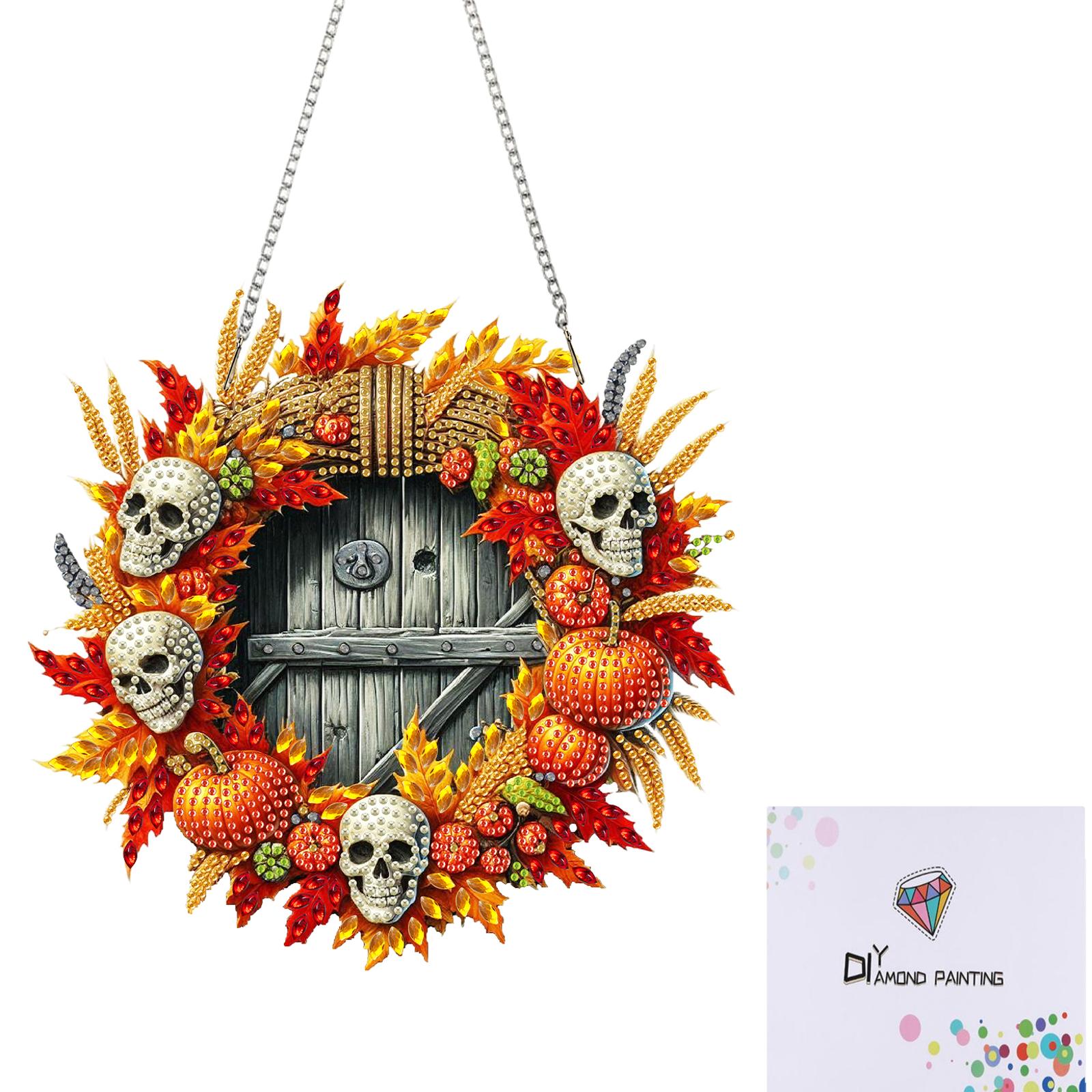 

Acrylic 2D Flat DIY Rhinestone Diamond Art Window Pendants Special Shape Diamond Art Pendant Home Wall Decoration Crafts