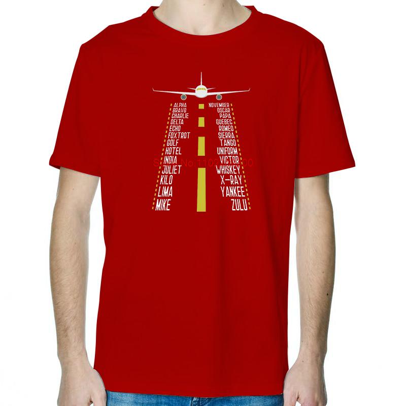 Pilots Alphabet For Flying Airplane Fashion Graphic T Shirts Summer Tees Tops Cotton Short Sleeve Tee Unisex Print T Shirt