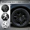 4 PCS 60mm Car Wheel Center Cap Hub Cap Car Accessories for Peugeot 108 y 206 207 208 301 307 308 406 407 408 508 2008 3008 4008 5