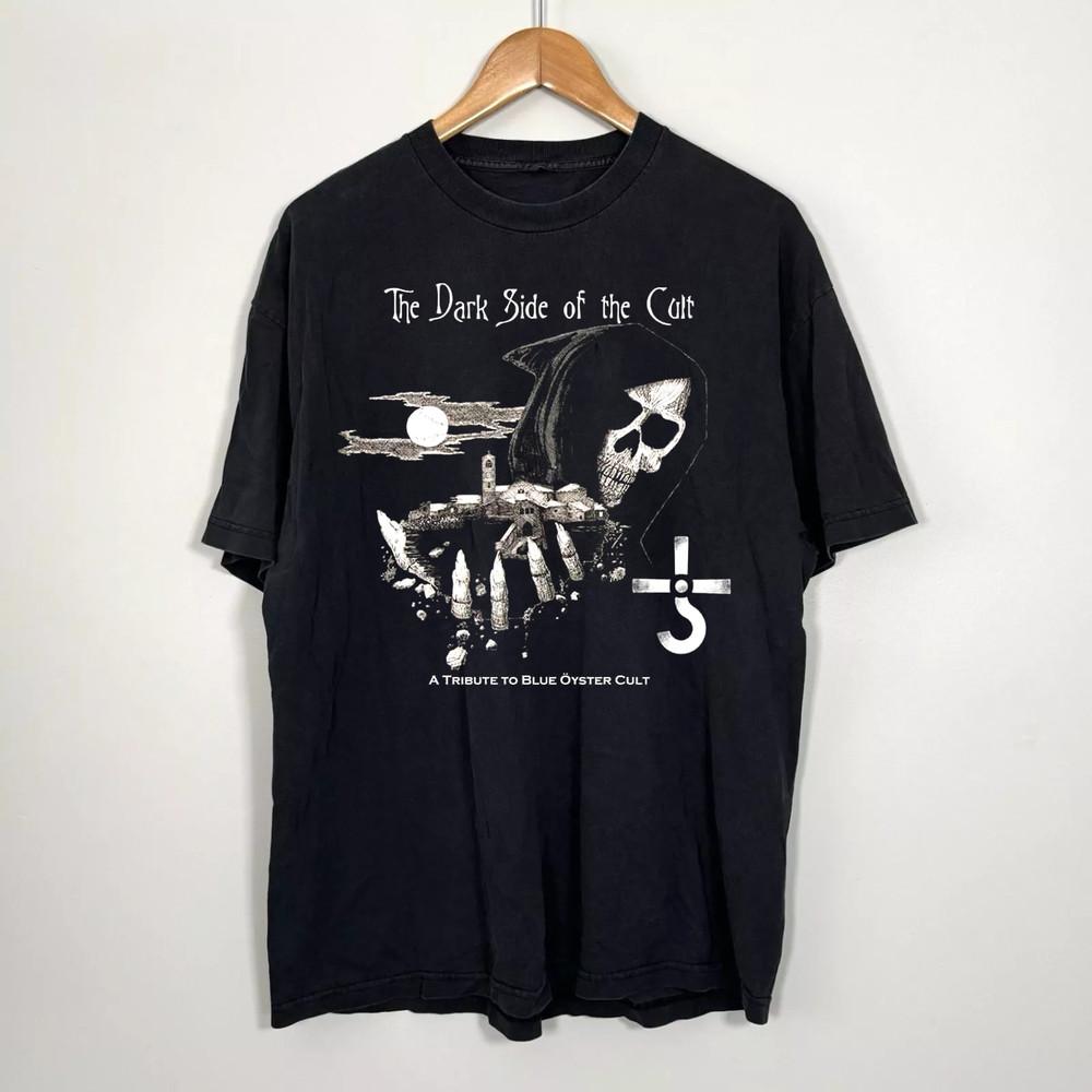 Blue Oyster Cult The Dark Side of the Cult T Shirt Black All Size AM946 Unisex T-Shirt L