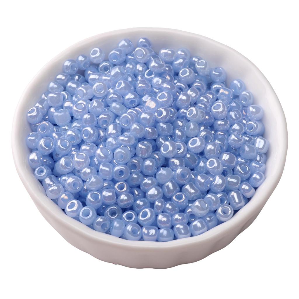 180Pcs Glass Seed Beads Cream Color Charm For Jewelry Making Accessories DIY Bracelet Necklace
