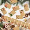 210pcs/1roll Christmas Gift Tags Stickers Christmas Gift Labels Stickers Self-Adhesive Christmas Name Tags Thank You Stickers