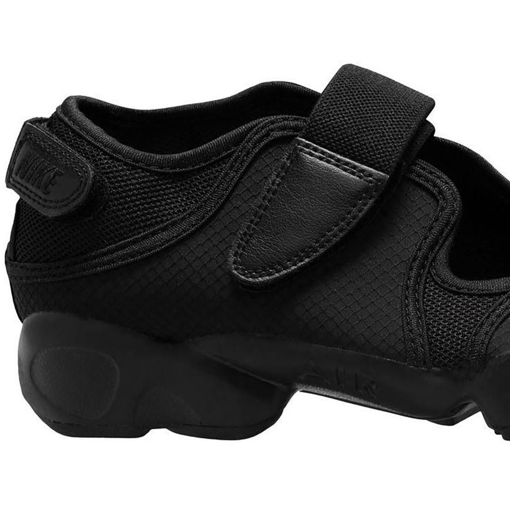 [NIKE] W AIR RIFT BR Black/Black DN1338-004 Women's Mesh Sneakers 22.0cm