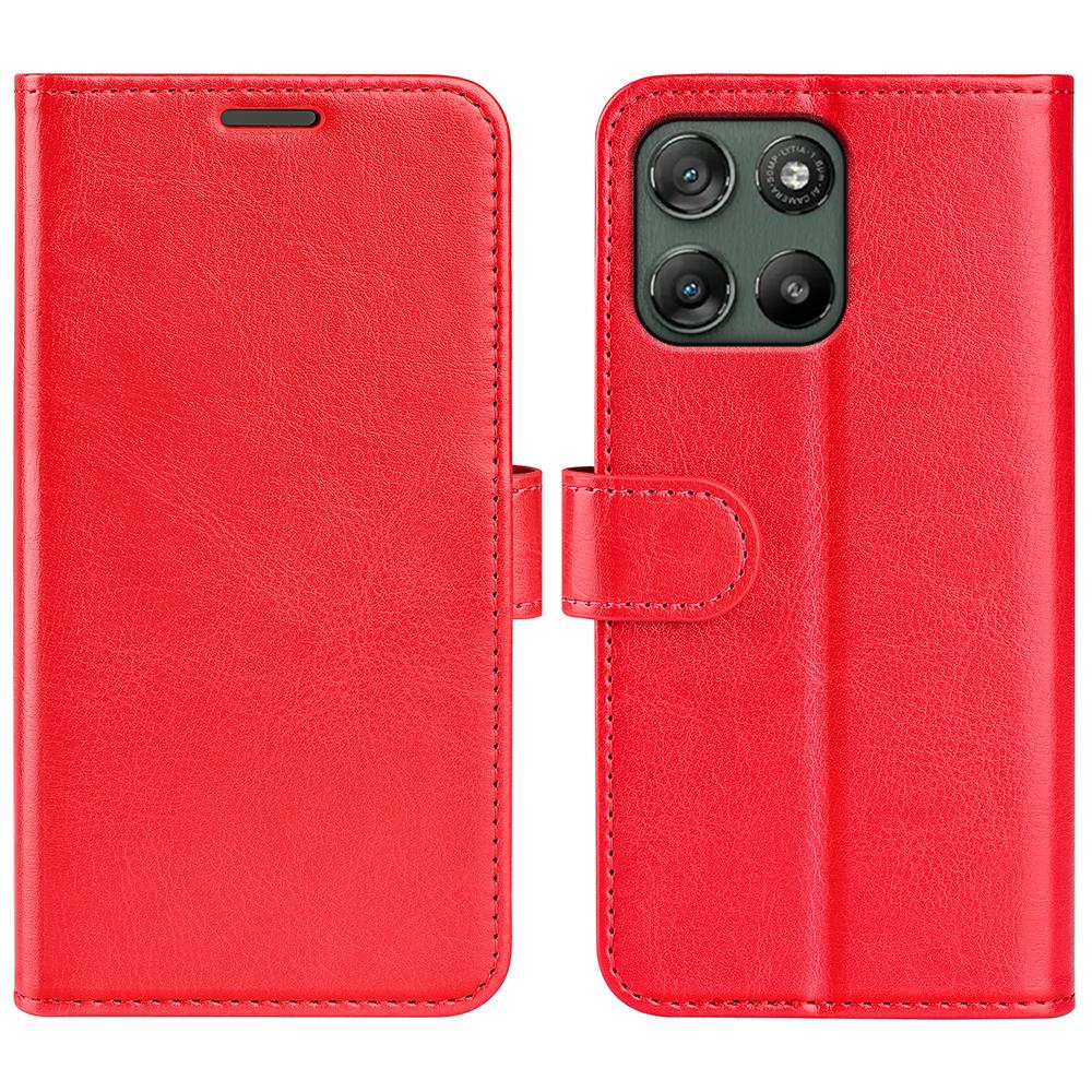For Motorola Moto G67 Power 5G Case Crazy Horse Texture Stand Leather Phone Cover