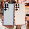 Solid Electroplating Phone Case For Samsung Galaxy S24 S23 S22 S21 S20 Ultra Plus FE A35 A53 A54 A55 A71 A72 A73 5G Soft Cover