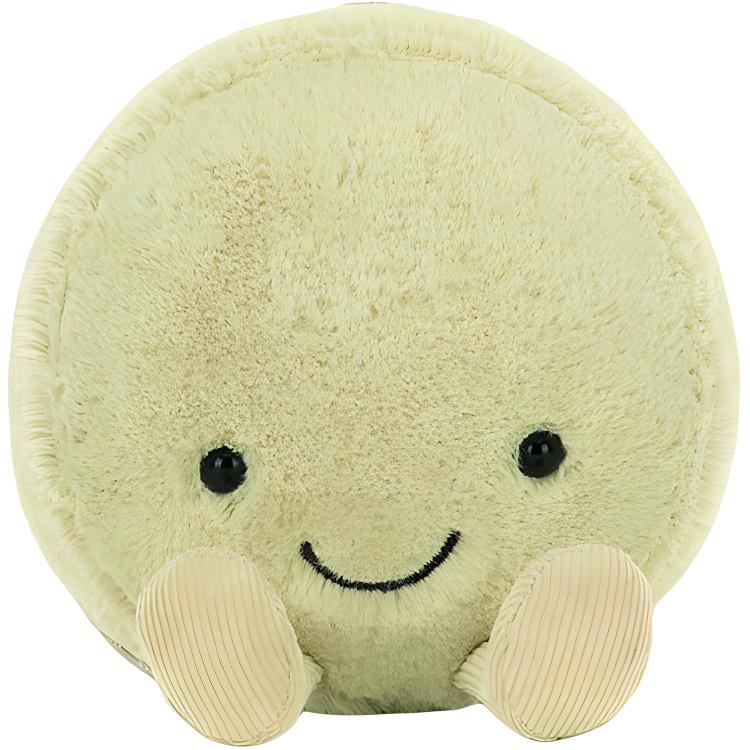 Jellycat Gourmet Amuseables Green Macaron Doll Plush Figure Sitting 10cm Tall