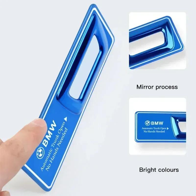 -Car Electric Tailgate Reminder Sticker Trunk Switch Decorative Cover For BMW M M3 M5 G42 G30 G20 E39 E36 E46 E90 F40 F30 F01 F0