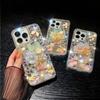 Glitzer Bling Strass Handyhülle Für XiaoMi 15 Ultra 14 Pro 14T 14A Plus 13 Lite 13T 12 12T 12S 12X 5G 3D Floral Kristall Diamant Glitzer Hülle
