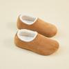 Winter Warm Moccasins for Women Faux Suede Loafers with Fuzzy Plush Lined Non Slip House Flats Shoes Women's Indoor Outdoor Faux Fur Walking Shoes