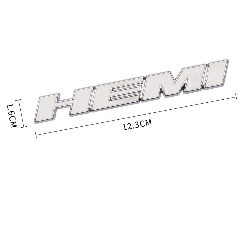 Car Front Grille Emblem Body 3D Hemi Sticker  for Dodge RT RAM Jcuv Nitro Caliber Viper Dakota Journey Caravan Charger Durango