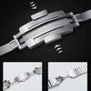 For Huami Amazfit T-Rex Pro A1918 Watch Band 1-Bead Stainless Steel Wrist Band