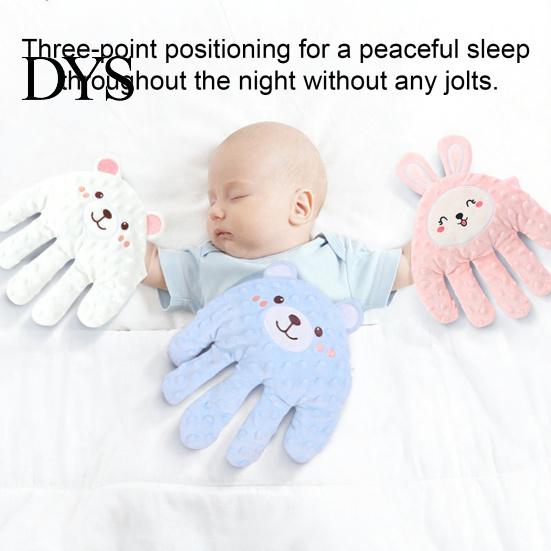 Baby Patting Glove Comforting Palm with Automatic Vibration & Remote Control Mesh Back Mitten Cute Panda Design Device for Babies And Infants