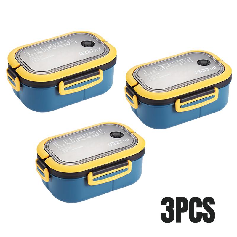 Lunch Box For Kids Adult Compartments Bento Lunchbox Children Kid School Outdoor Camping Picnic Food Container Portable