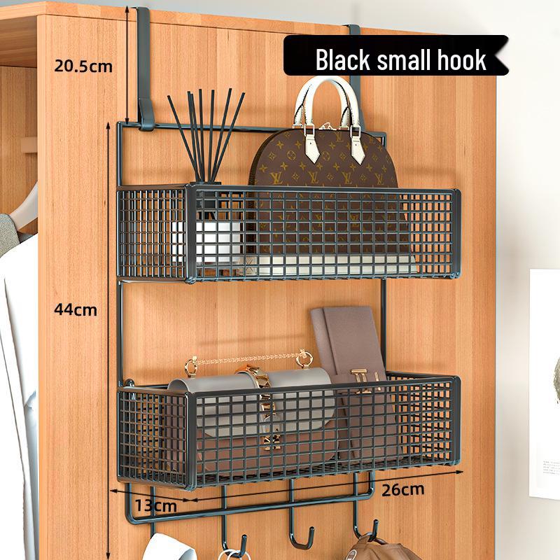 Wall-Mounted Entryway Storage Rack for Bedroom Doors