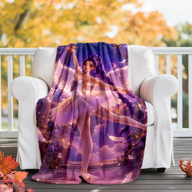 Demon Hunter printed throw blanket—soft,warm;versatile blanket for all seasons—perfect as &air-conditioning throw,nap blanket