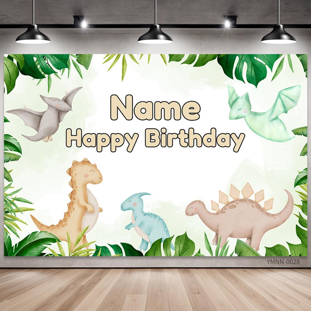 Safari Wild One Birthday Photography Backdrop Jungle Animals 1st Birthday Party Newborn Baby Room Wall Gifts Custom Background