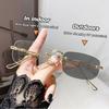 Blue Ray Blocking Anti Radiation Glasses Eye Protection Rimless Eyeglass Frame Photochromic Glasses Ultralight