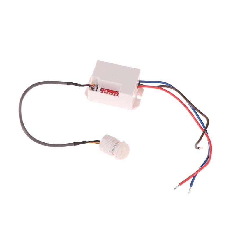 

1 шт. PIR-датчик 360 градусов Мини встраиваемый PIR-датчик присутствия/движения Потолочный датчик Детектор Выключатель света для дома, отеля 220-240V